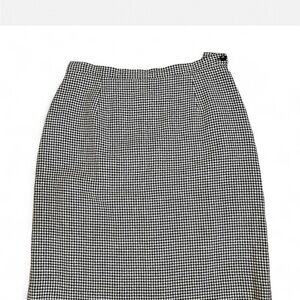 Jones New York Black and White Pencil Skirt